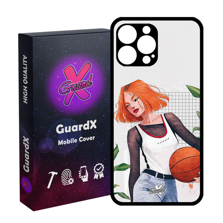 کاور گارد ایکس طرح Girl مدل Glass10338 مناسب برای گوشی موبایل اپل iPhone 13 Pro Max
