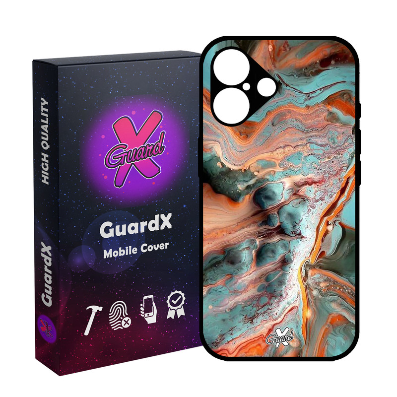 کاور گارد ایکس طرح ماربل مدل 10281 مناسب برای گوشی موبایل اپل iPhone 16