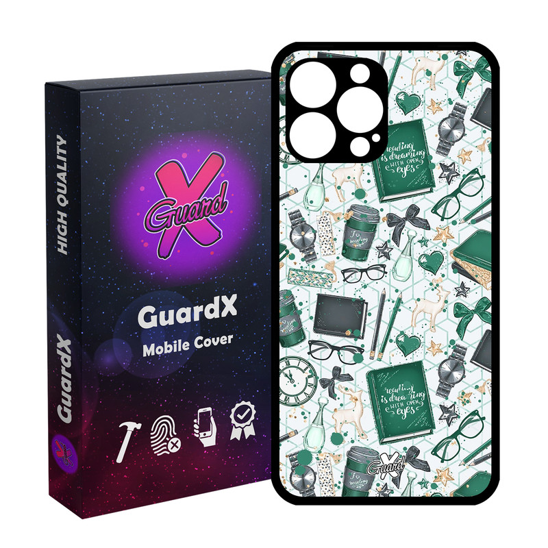 کاور گارد ایکس طرح کتاب مدل Glass10289 مناسب برای گوشی موبایل اپل iPhone 13 Pro Max