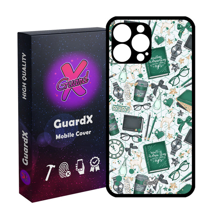 کاور گارد ایکس طرح کتاب مدل Glass10289 مناسب برای گوشی موبایل اپل iPhone 13 Pro Max