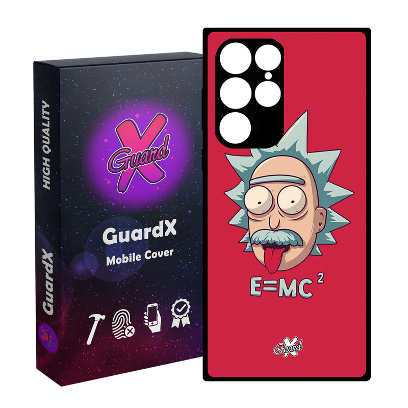 کاور گارد ایکس طرح Rick and Morty مدل Glass10046 مناسب برای گوشی موبایل سامسونگ Galaxy S23 Ultra