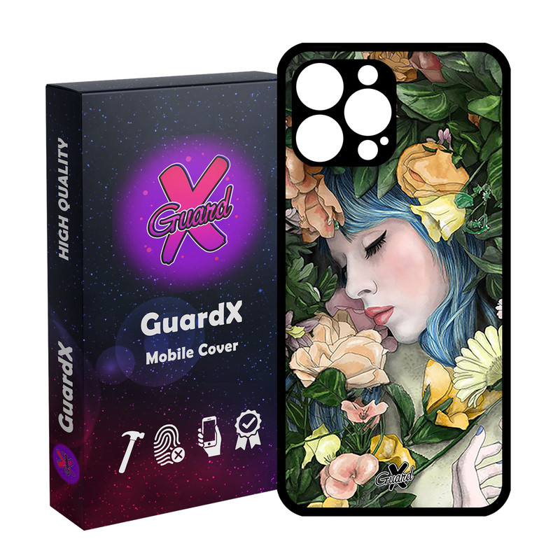 کاور گارد ایکس طرح دختر مدل Glass10304 مناسب برای گوشی موبایل اپل iPhone 13 Pro Max