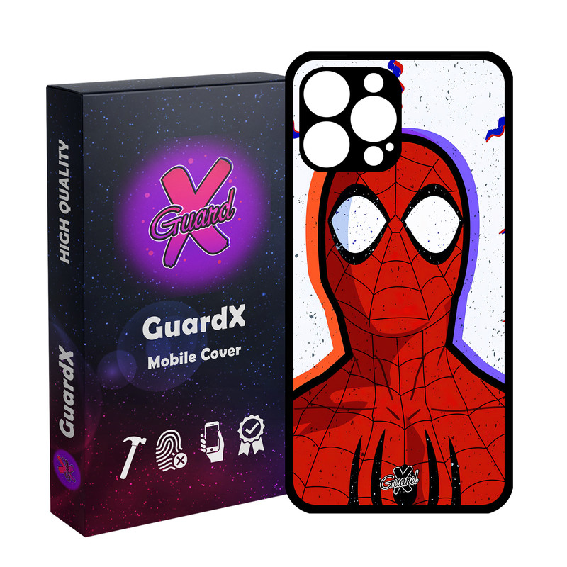 کاور گارد ایکس طرح Spider Man مدل Glass10495 مناسب برای گوشی موبایل اپل iPhone 13 Pro Max
