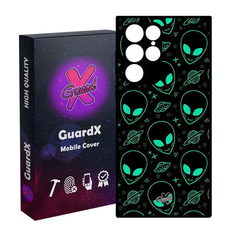 کاور گارد ایکس طرح Alien مدل Glass10200 مناسب برای گوشی موبایل سامسونگ Galaxy S23 Ultra