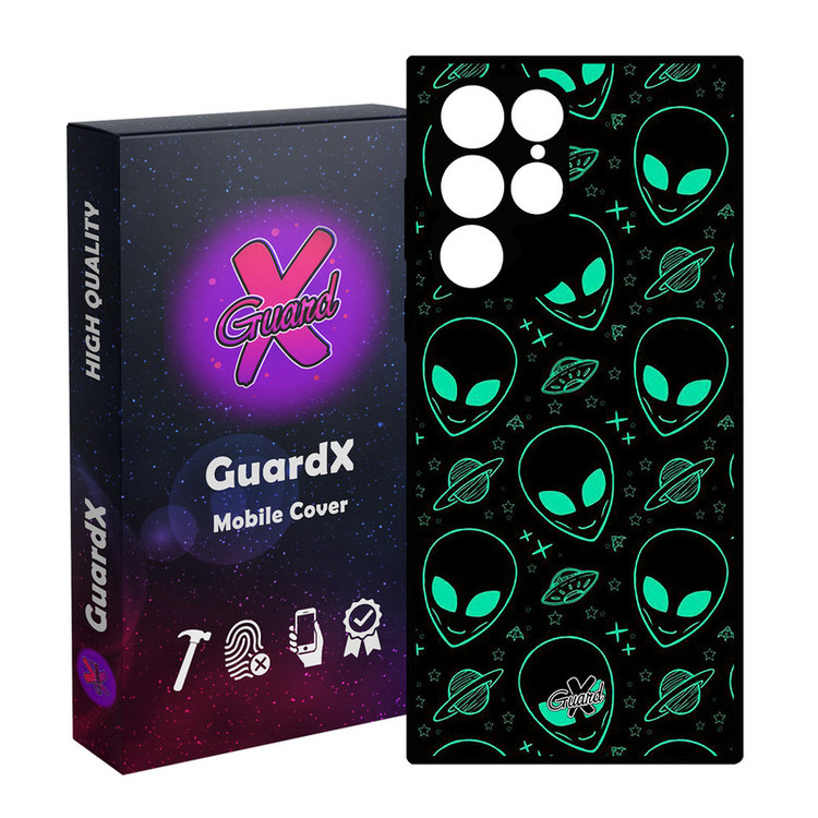 کاور گارد ایکس طرح Alien مدل Glass10200 مناسب برای گوشی موبایل سامسونگ Galaxy S23 Ultra