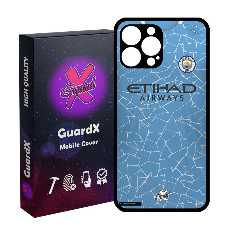 کاور گارد ایکس طرح Manchester City مدل Glass10249 مناسب برای گوشی موبایل اپل iPhone 14 Pro Max
