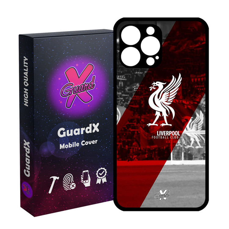 کاور گارد ایکس طرح Liverpool مدل Glass10045 مناسب برای گوشی موبایل اپل iPhone 13 Pro Max