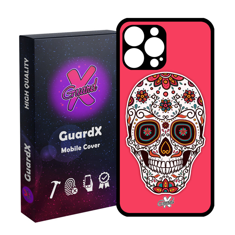 کاور گارد ایکس طرح Skull مدل Glass10116 مناسب برای گوشی موبایل اپل iPhone 14 Pro Max