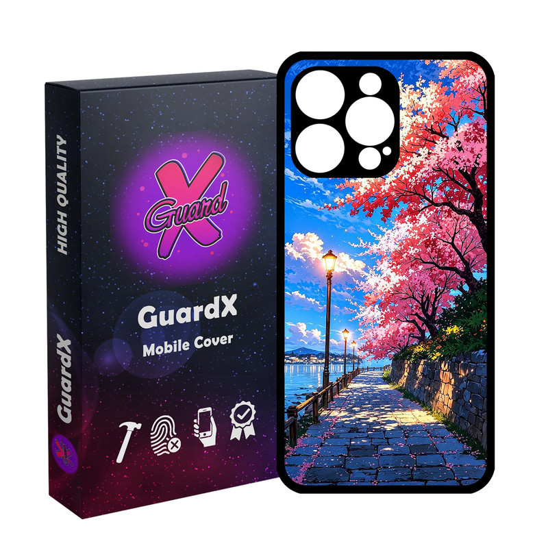 کاور گارد ایکس طرح جاده دریا مدل  Glass10791 مناسب برای گوشی موبایل اپل iPhone 14 Pro Max