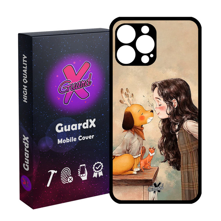 کاور گارد ایکس طرح Girl مدل Glass10323 مناسب برای گوشی موبایل اپل iPhone 13 Pro Max