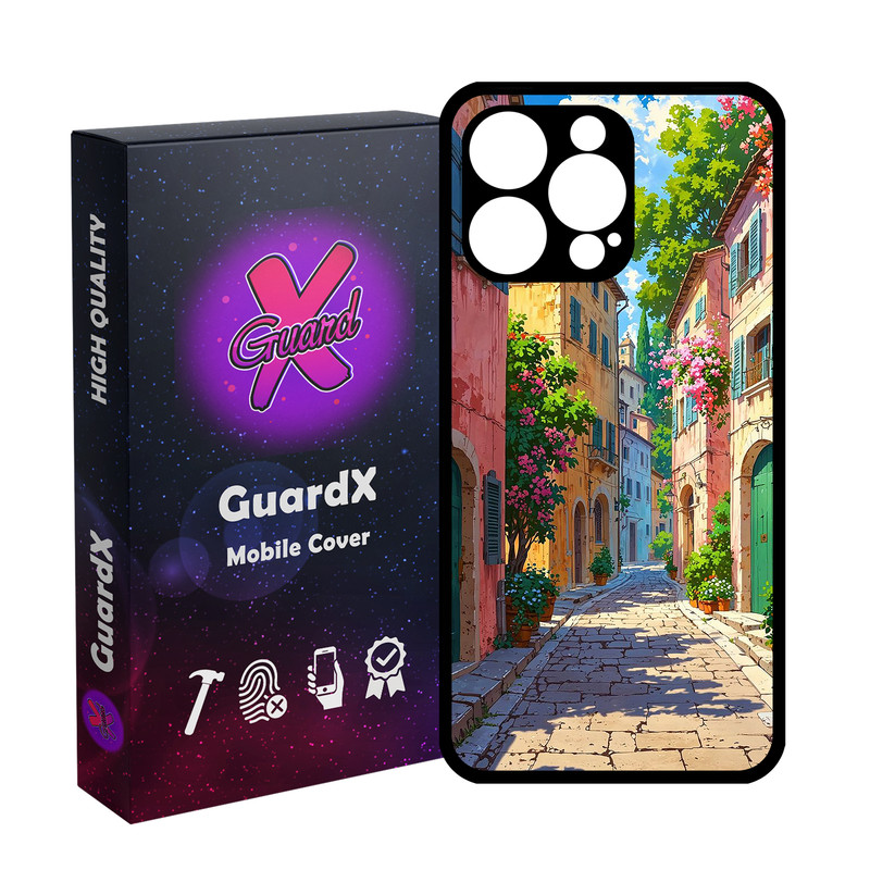 کاور گارد ایکس طرح کوچه مدل Glass10748 مناسب برای گوشی موبایل اپل iPhone 15 Pro Max