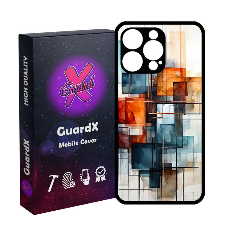 کاور گارد ایکس طرح آبرنگی مدل Glass10811 مناسب برای گوشی موبایل اپل iPhone 15 Pro Max