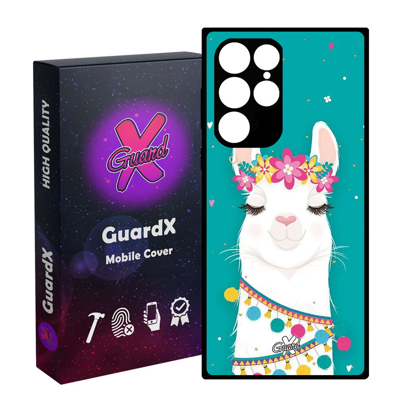 کاور گارد ایکس طرح Llama مدل Glass10017 مناسب برای گوشی موبایل سامسونگ Galaxy S23 Ultra