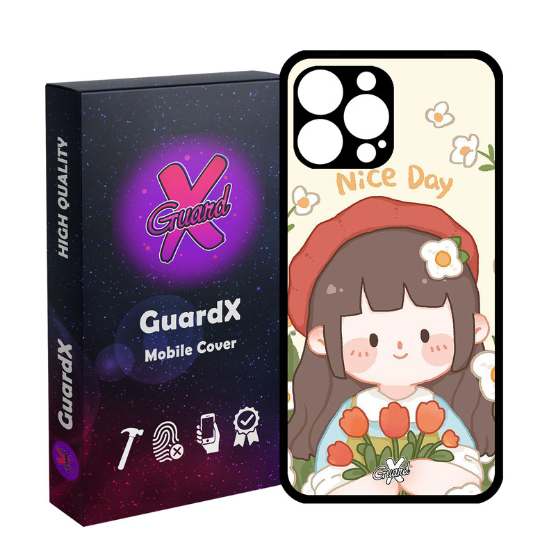 کاور گارد ایکس طرح Girl مدل Glass10633 مناسب برای گوشی موبایل اپل iPhone 13 Pro Max
