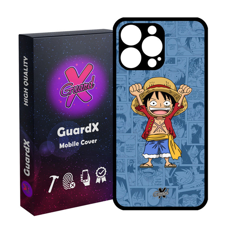 کاور گارد ایکس طرح One Piece Luffy Anime مدل Glass10464 مناسب برای گوشی موبایل اپل iPhone 14 Pro Max