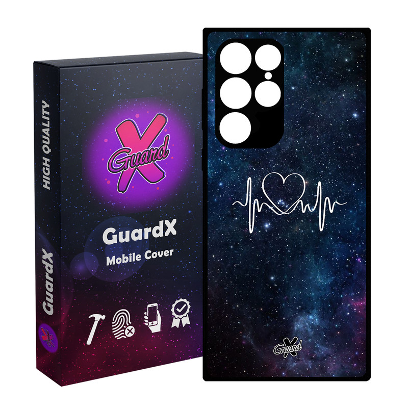 کاور گارد ایکس طرح Love مدل Glass10114 مناسب برای گوشی موبایل سامسونگ Galaxy S23 Ultra