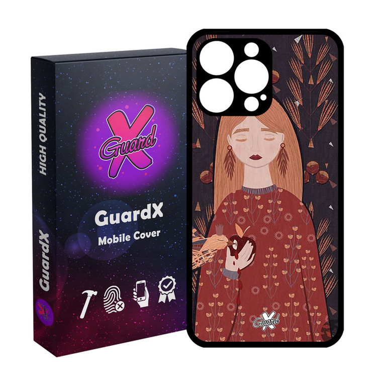 کاور گارد ایکس طرح دختر مدل Glass10413 مناسب برای گوشی موبایل اپل iPhone 14 Pro Max