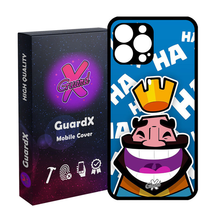 کاور گارد ایکس طرح Clash Royale مدل Glass10036 مناسب برای گوشی موبایل اپل iPhone 14 Pro Max