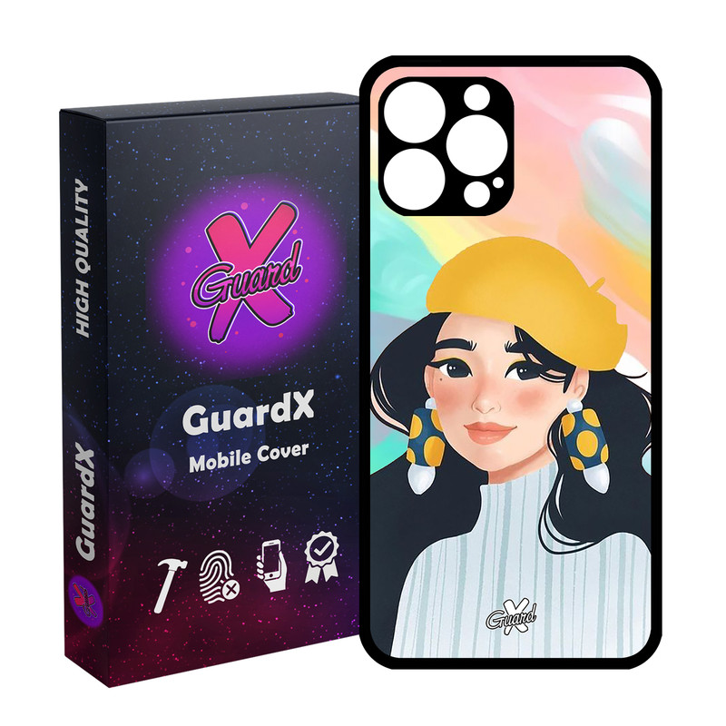 کاور گارد ایکس طرح دختر مدل Glass10261 مناسب برای گوشی موبایل اپل iPhone 14 Pro Max