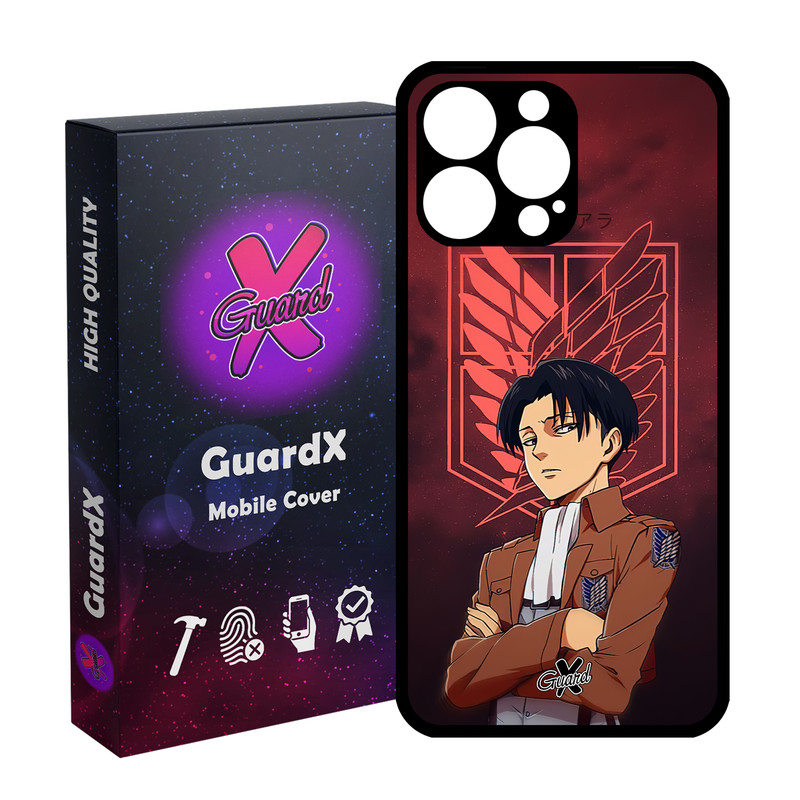 کاور گارد ایکس طرح Levi Anime مدل Glass10478 مناسب برای گوشی موبایل اپل iPhone 14 Pro Max