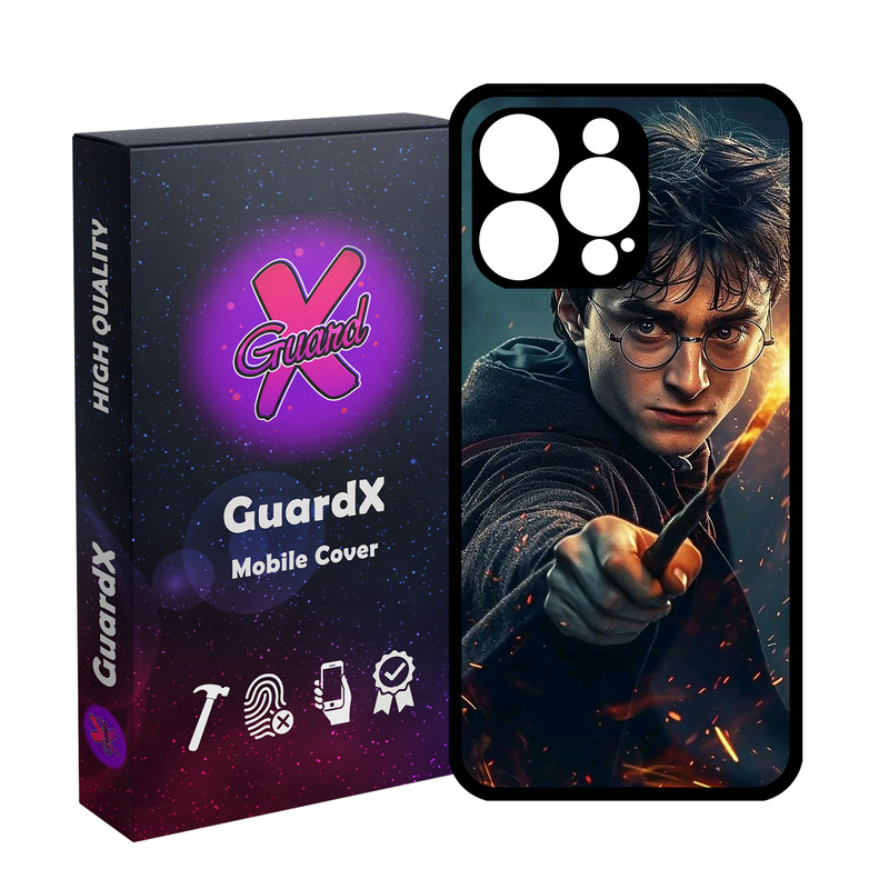 کاور گارد ایکس طرح هری پاتر مدل Glass10756 مناسب برای گوشی موبایل اپل iPhone 15 Pro Max