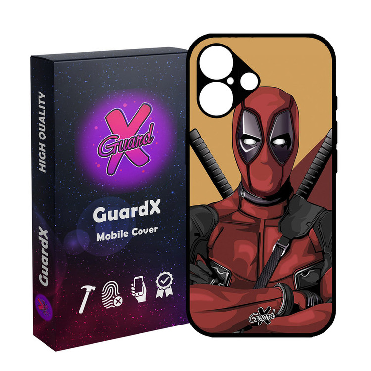 کاور گارد ایکس طرح Dead Pool مدل 10091 مناسب برای گوشی موبایل اپل iPhone 16