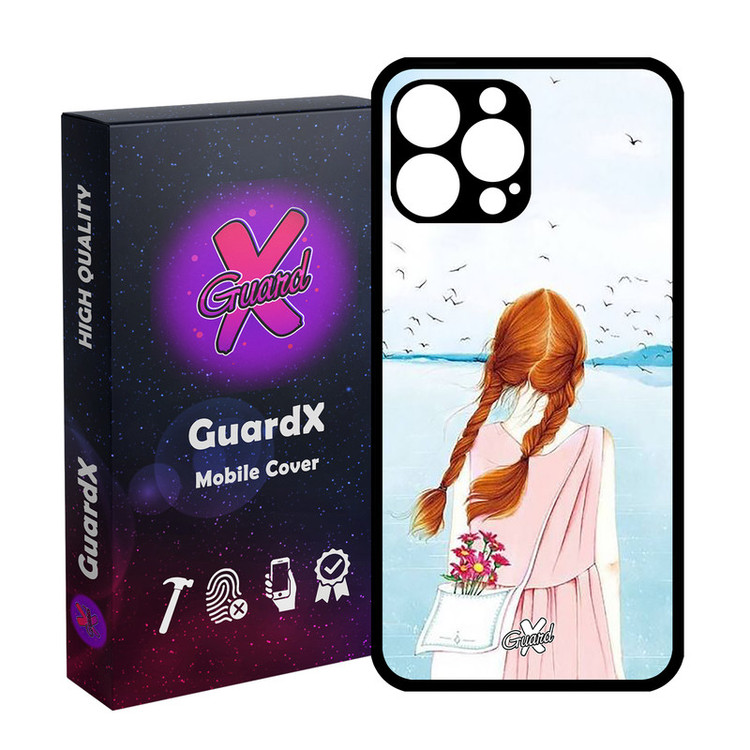 کاور گارد ایکس طرح دختر مدل Glass10213 مناسب برای گوشی موبایل اپل iPhone 14 Pro Max