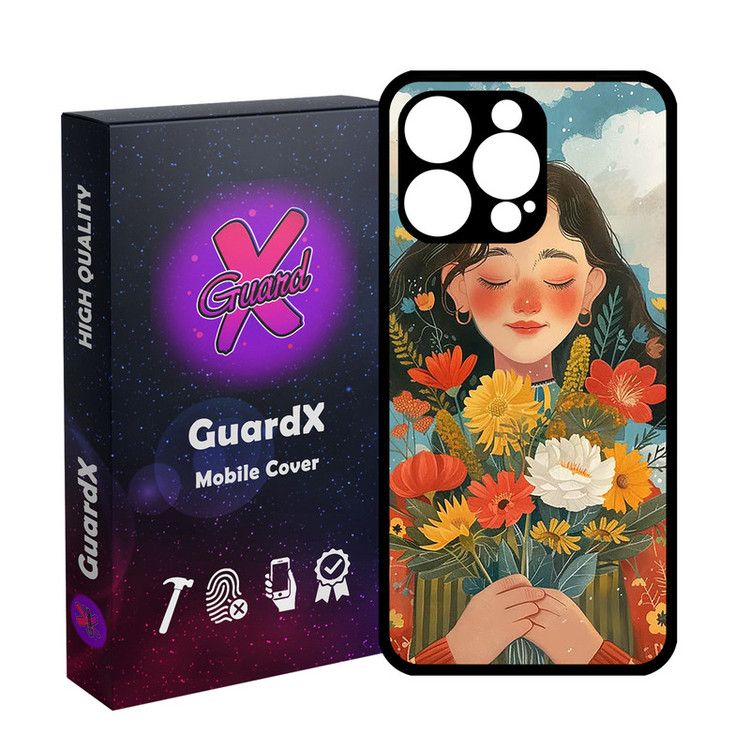 کاور گارد ایکس طرح دختر مدل Glass10776 مناسب برای گوشی موبایل اپل iPhone 15 Pro Max