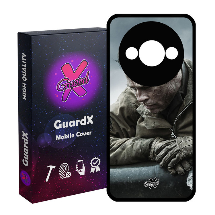 کاور گارد ایکس طرح Brad Pitt مدل قاب Glass10134 مناسب برای گوشی موبایل شیائومی Redmi A3 4G/ A3X 4G/ Poco C61