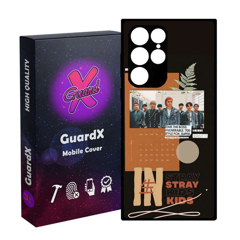کاور گارد ایکس طرح Stray Kids مدل Glass10688 مناسب برای گوشی موبایل سامسونگ Galaxy S23 Ultra