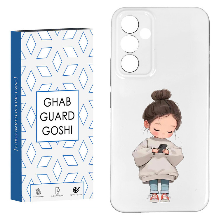 کاور قاب گارد گوشی طرح فانتزی دختر ملوس کد HARD-015 مناسب برای گوشی موبایل سامسونگ GALAXY A14
