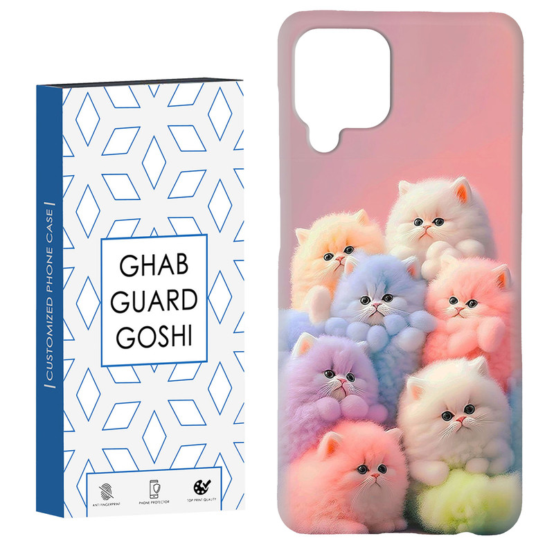 کاور قاب گارد گوشی طرح پیشی کد Dimo-361 مناسب برای گوشی موبایل سامسونگ Galaxy A12 / Galaxy M12