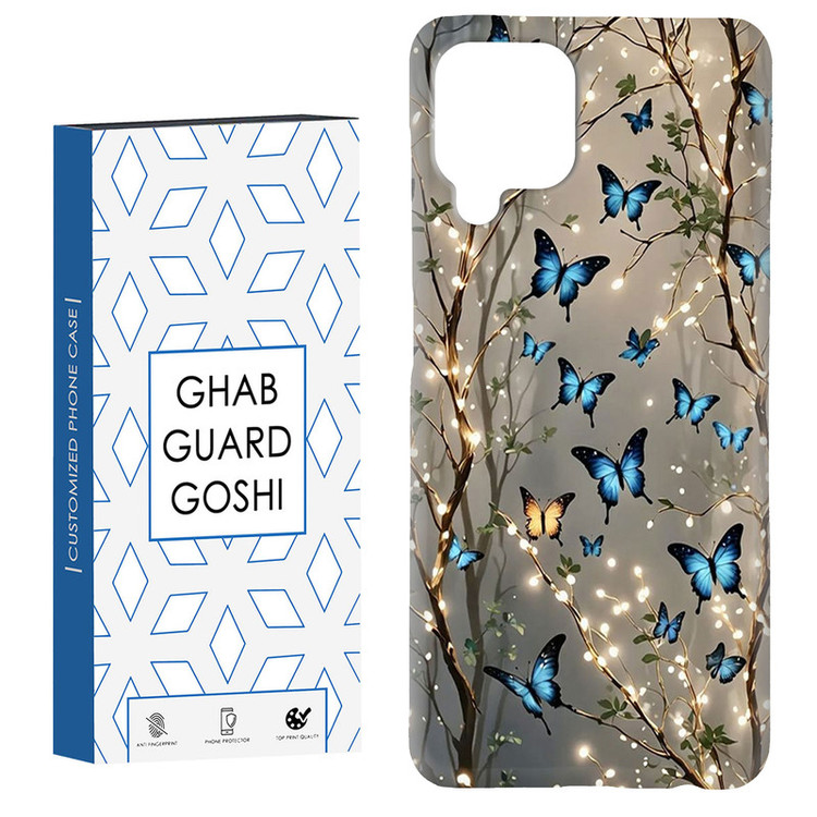 کاور قاب گارد گوشی طرح پروانه کد Dimo-382 مناسب برای گوشی موبایل سامسونگ Galaxy A12 / Galaxy M12