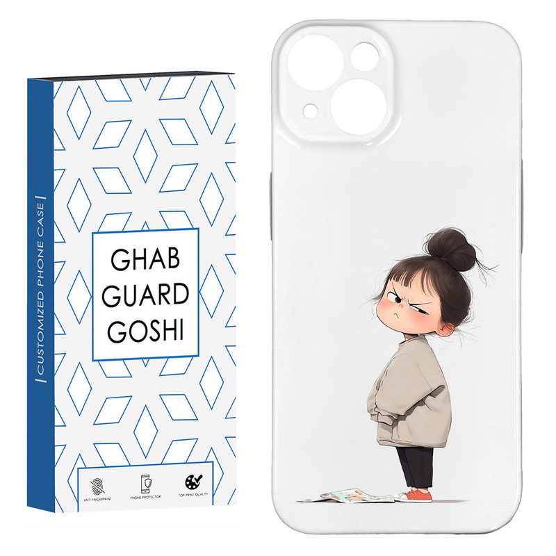 کاور قاب گارد گوشی طرح فانتزی دختر ملوس  کد HARD-017   مناسب برای گوشی موبایل اپل IPHONE 15