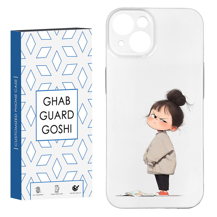 کاور قاب گارد گوشی طرح فانتزی دختر ملوس کد HARD-017 مناسب برای گوشی موبایل اپل IPHONE 15