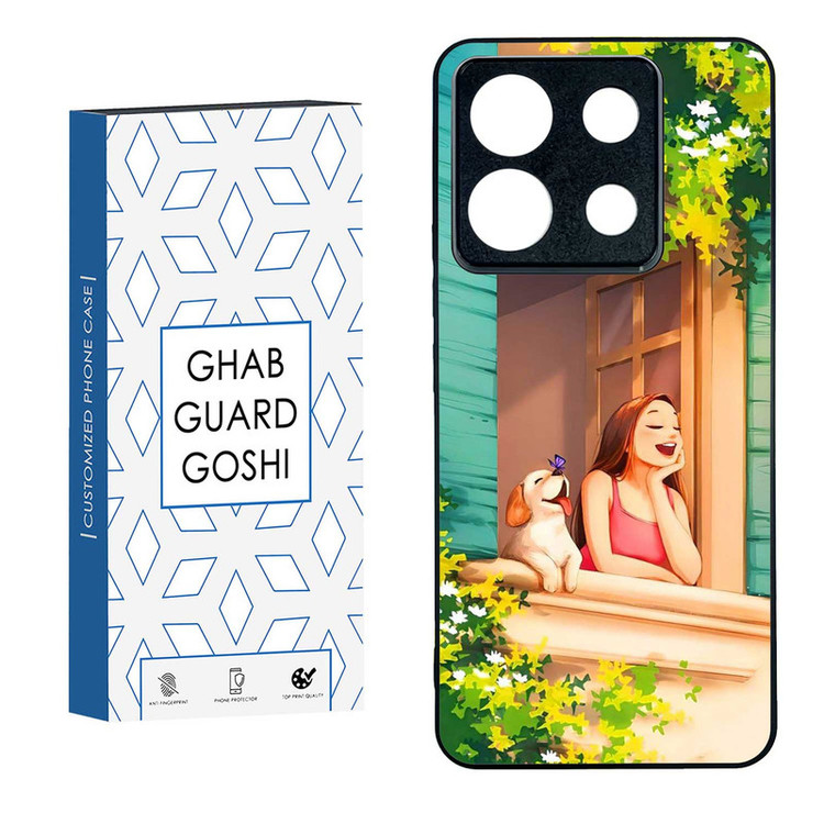 کاور قاب گارد گوشی طرح دخترانه کد TPU-015 مناسب برای گوشی موبایل شیائومی REDMI NOTE 13 PRO 5G