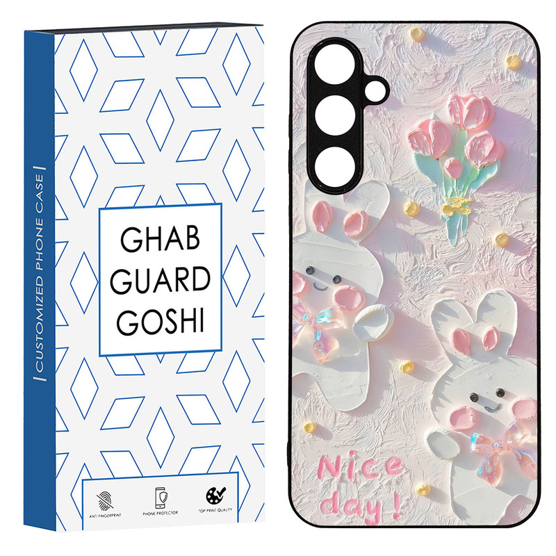 کاور قاب گارد گوشی طرح گل کد TPU-214 مناسب برای گوشی موبایل سامسونگ Galaxy A54
