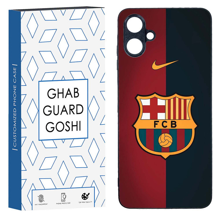 کاور قاب گارد گوشی طرح تیم بارسلونا کد TPU-090 مناسب برای گوشی موبایل سامسونگ Galaxy A06