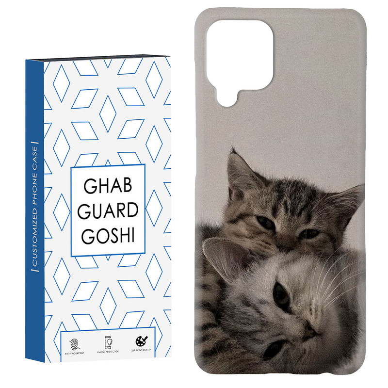 کاور قاب گارد گوشی طرح گربه کد Dimo-320 مناسب برای گوشی موبایل سامسونگ Galaxy A12 / M12