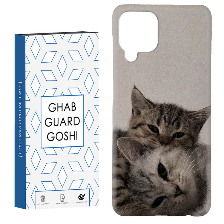 کاور قاب گارد گوشی طرح گربه کد Dimo-320 مناسب برای گوشی موبایل سامسونگ Galaxy A12 / M12