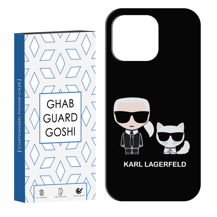 کاور قاب گارد گوشی طرح karl کد Dimo-042 مناسب برای گوشی موبایل اپل IPHONE 14 PRO