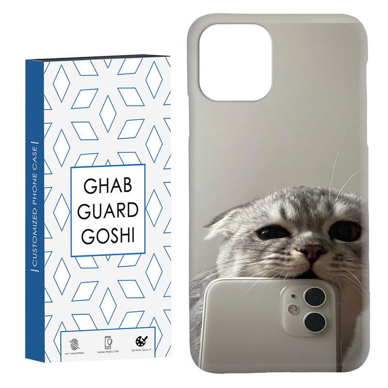 کاور قاب گارد گوشی طرح گربه سلفی کد Dimo-206 مناسب برای گوشی موبایل اپل  IPHONE 11 PRO MAX