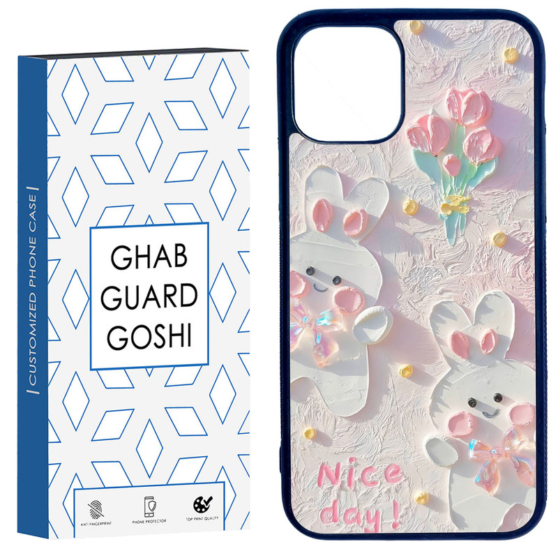 کاور قاب گارد گوشی طرح گل کد TPU-214 مناسب برای گوشی موبایل اپل Iphone 11 PRO