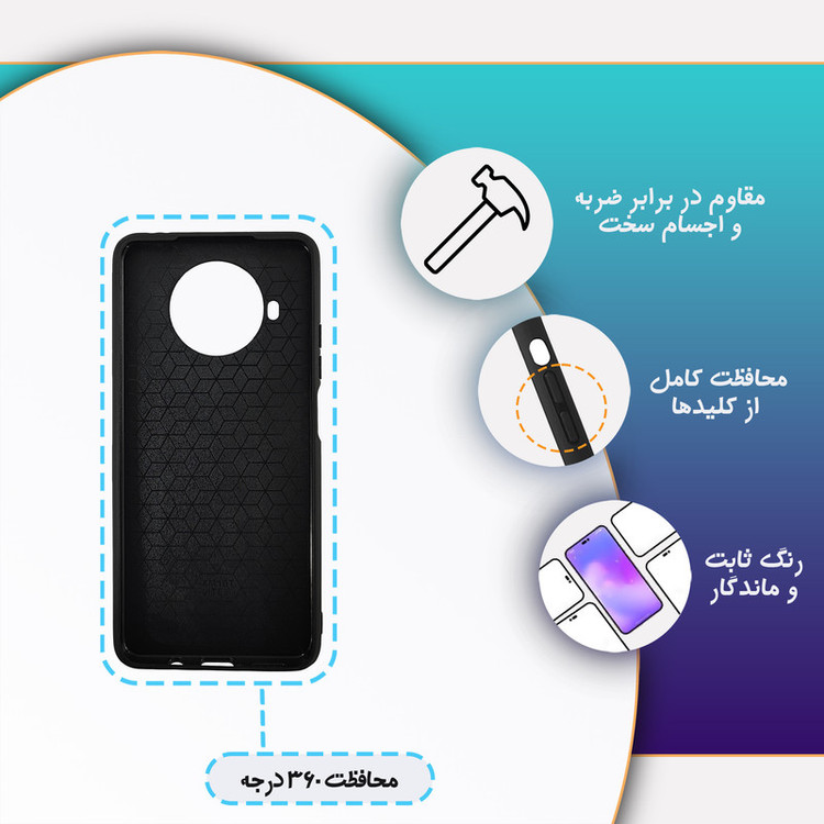 کاور گارد قاب علوی مدل دور ژله ای مناسب برای گوشی موبایل شیائومی Mi 10T Lite