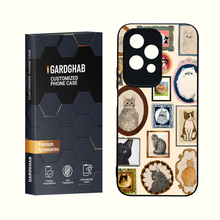 کاور گارد قاب مدل دور ژله ای گلس فانتزی مناسب برای گوشی انر Honor 200Lite 5G