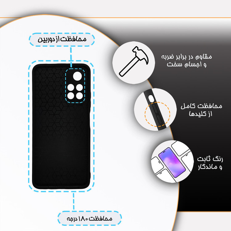 کاور گارد قاب مدل دخترانه مناسب برای گوشی موبایل شیائومی Poco M4 Pro 5G / Redmi Note 11 5G