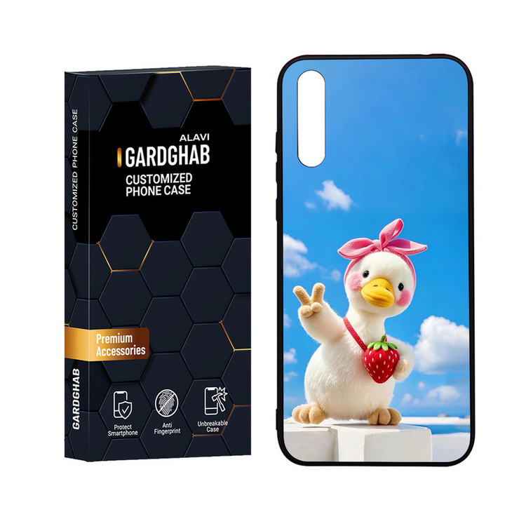 کاور گارد قاب علوی مدل Glass مناسب برای گوشی موبایل هوآوی Y8p