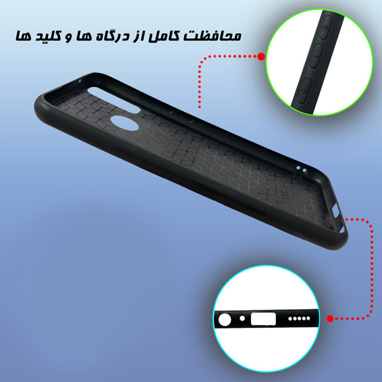 کاور گارد قاب علوی مدل Glass مناسب برای گوشی موبایل هوآوی Y8s