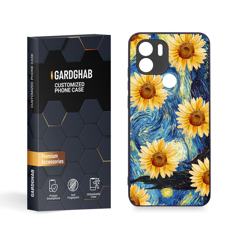 کاور گارد قاب مدل گل مناسب برای گوشی موبایل شیائومی Redemi A1 Plus/Poco  C51
