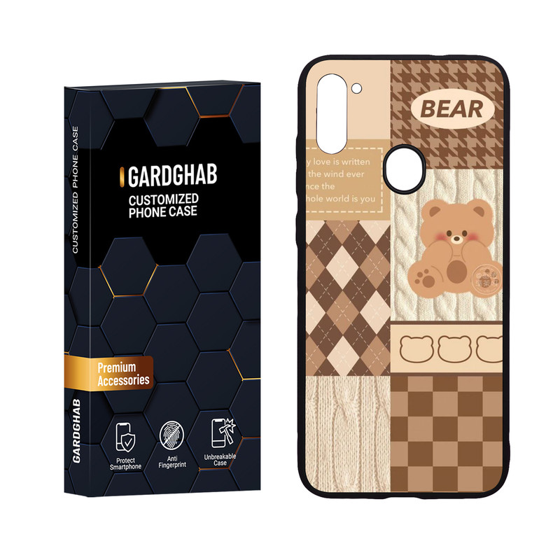 کاور گارد قاب مدل پشت گلس فانتزی مناسب برای گوشی موبایل سامسونگ Galaxy A11 / M11